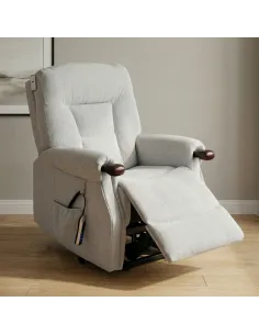 Astoria Dual Motor Lift & Tilt Armchair - Silver