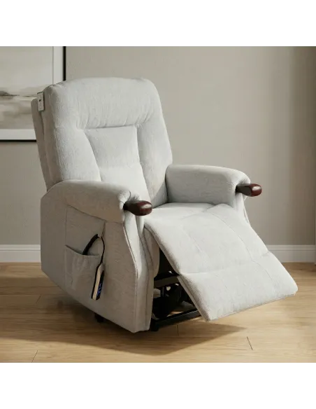 Astoria Dual Motor Lift & Tilt Armchair - Silver