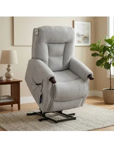 Astoria Dual Motor Lift & Tilt Armchair - Silver 2