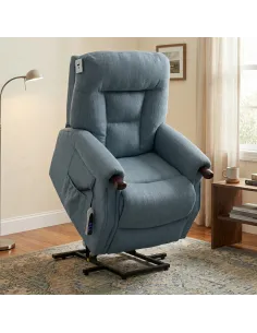 Astoria Dual Motor Lift & Tilt Armchair - Steel