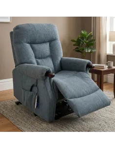 Astoria Dual Motor Lift & Tilt Armchair - Steel 2