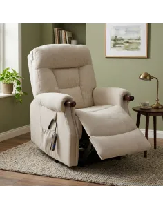 Astoria Dual Motor Lift & Tilt Armchair - Beige 2