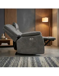 Darlington 2 Seater Electric Sofa - Grey 2