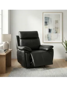 Ashby Electric Armchair - Black 2