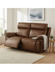 Ashby 2 Seater Electric Sofa - Tan 2