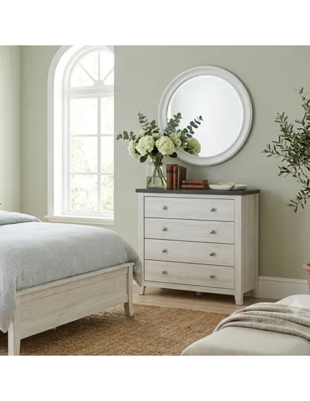 Hampshire 4 Drawer Chest - Larico Pine