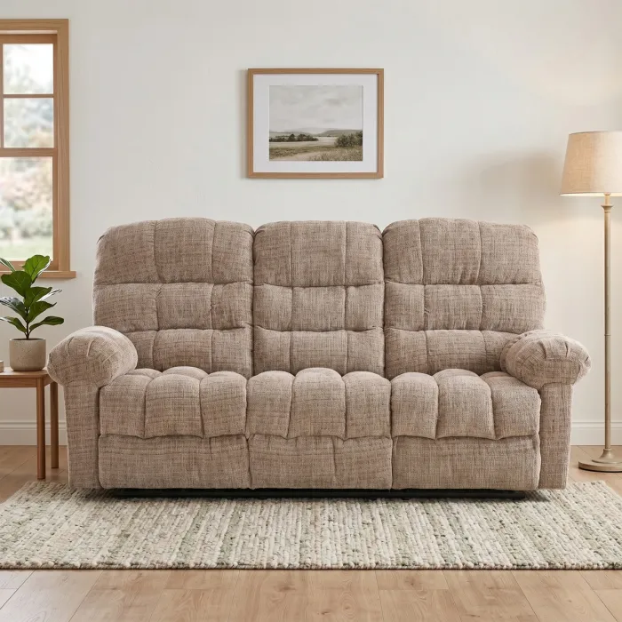 Cloud Recliner 3+2 Sofa Suite - Beige