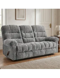Cloud 3 Seater Recliner Sofa - Graphite 2