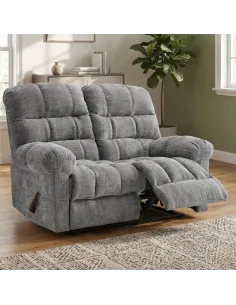 Cloud 2 Seater Recliner Sofa - Graphite 2