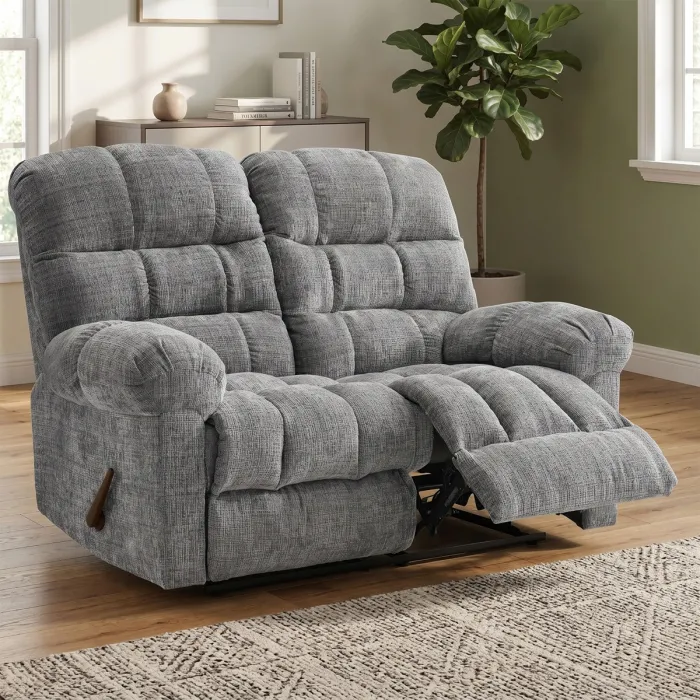 Cloud 2 Seater Recliner Sofa - Graphite