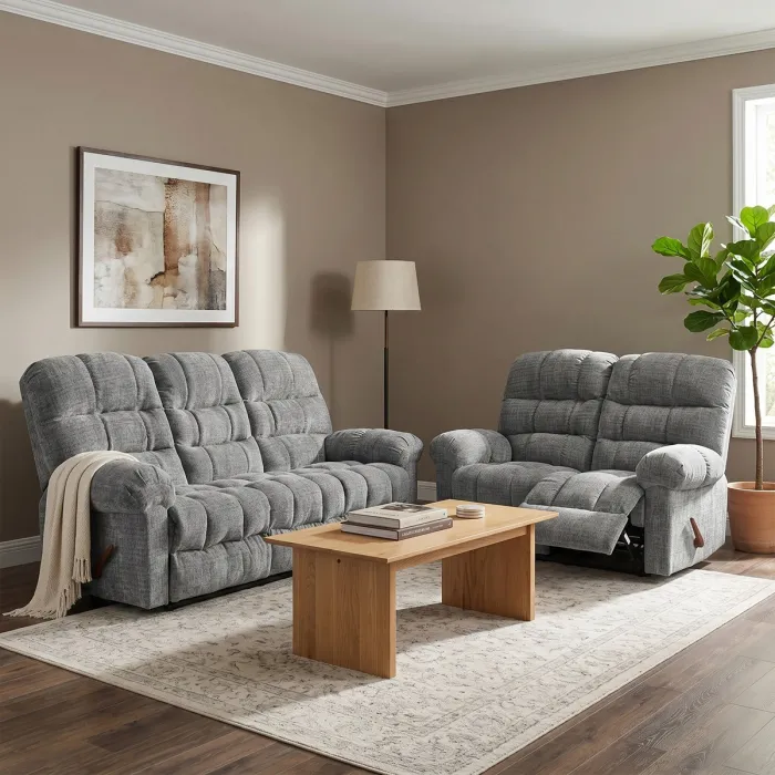 Cloud Recliner 3+2 Sofa Suite - Graphite