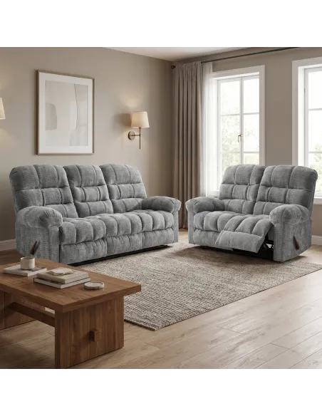 Cloud Recliner 3+2 Sofa Suite - Graphite
