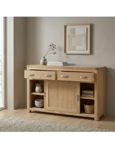 Treviso Sideboard with Sliding Door - Oak 2