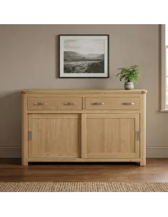 Treviso Sideboard with Sliding Door - Oak