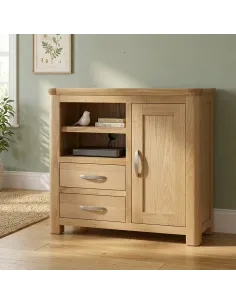 Treviso Media Sideboard  - Oak