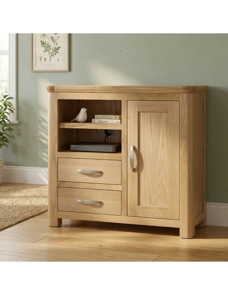 Treviso Media Sideboard  - Oak