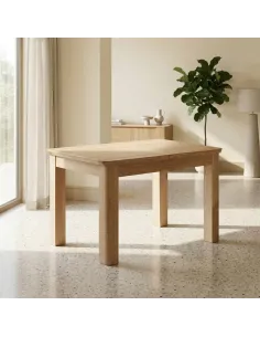 Treviso 120-160cm Butterfly Extending Dining Table - Oak 2