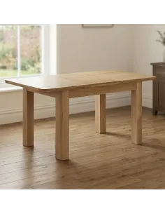 Treviso 120-160cm Butterfly Extending Dining Table - Oak