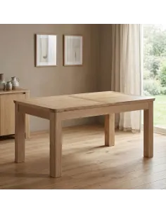 Treviso 160-200cm Butterfly Extending Dining Table  - Oak 2