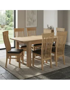 Treviso 160-200cm Extending Table Dining Set  - Oak 2