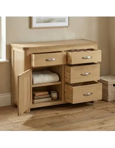 Treviso Small Sideboard - Oak 2