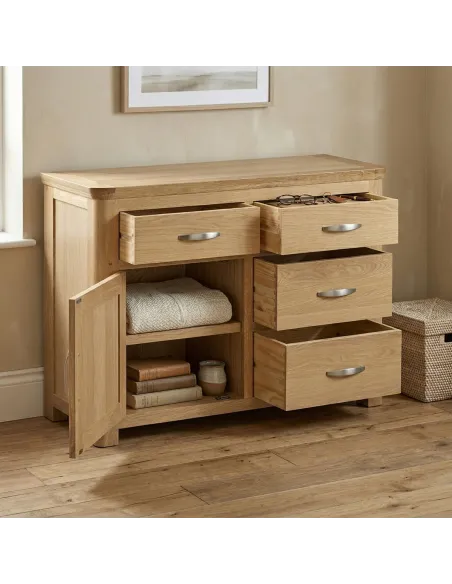 Treviso Small Sideboard - Oak