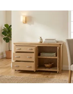 Treviso Large Sideboard - Oak 2