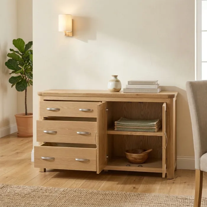 Treviso Large Sideboard - Oak