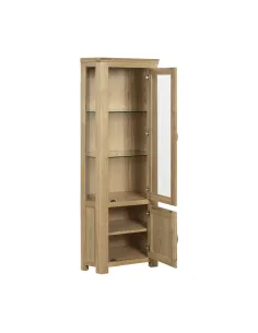 Treviso Corner Display Unit  - Oak 2