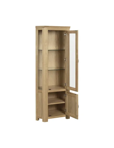 Treviso Corner Display Unit  - Oak