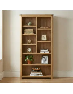 Treviso High Bookcase  - Oak