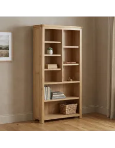 Treviso High Bookcase  - Oak 2