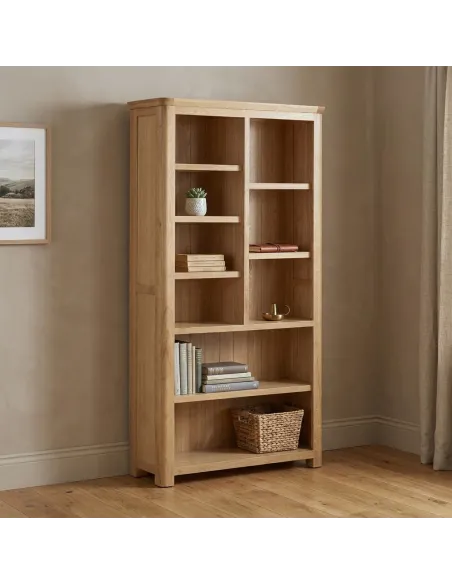 Treviso High Bookcase  - Oak