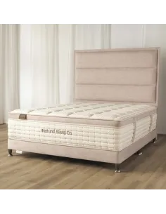 Natural Sleep 3ft Divan - 16" high with Mahogany Legs 2