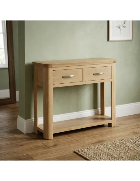 Treviso Large Console Table  - Oak