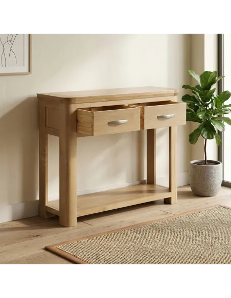 Treviso Large Console Table  - Oak