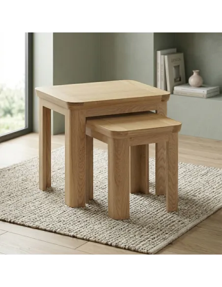 Treviso Nest of Tables  - Oak
