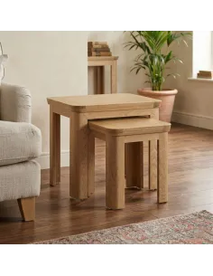 Treviso Nest of Tables  - Oak 2