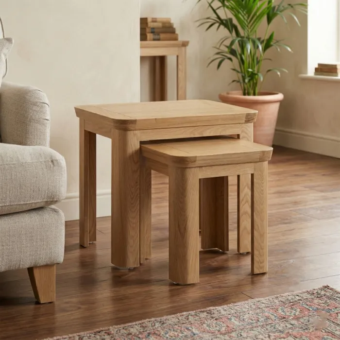 Treviso Nest of Tables  - Oak