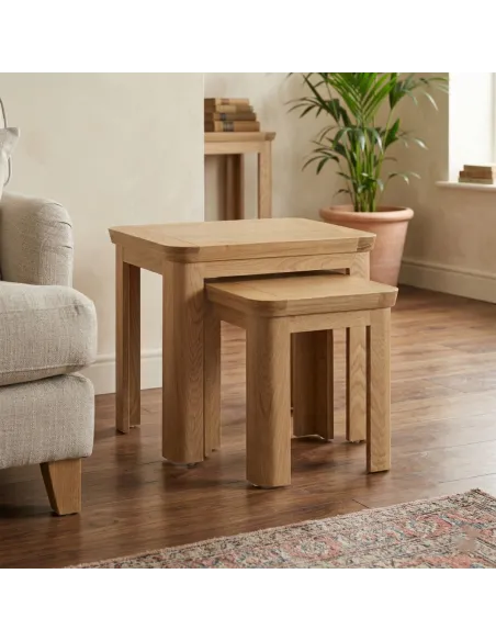 Treviso Nest of Tables  - Oak