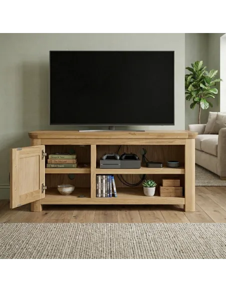 Treviso Standard TV Unit  - Oak
