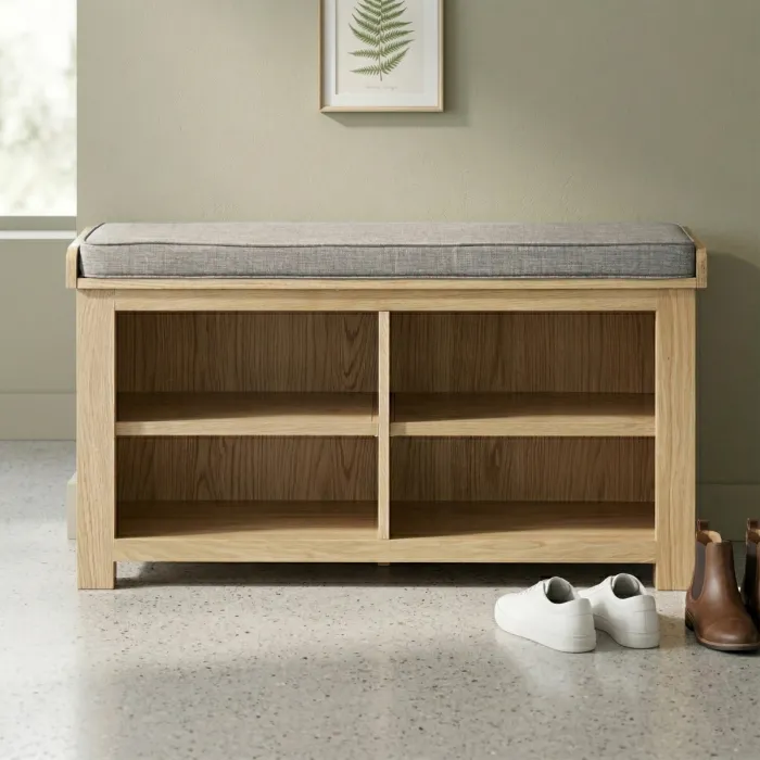 Treviso Shoe Bench - Oak