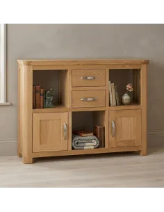Treviso Low Display Unit  - Oak