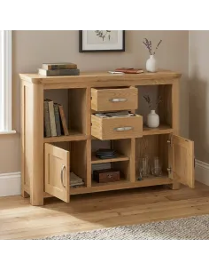 Treviso Low Display Unit  - Oak 2