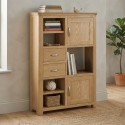 Treviso High Display Unit  - Oak