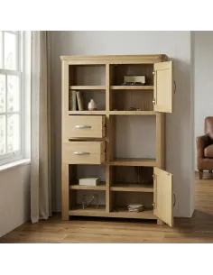 Treviso High Display Unit  - Oak 2