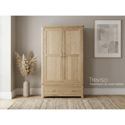 Treviso 2 Door Wardrobe - Oak