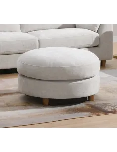 Alina Ottoman (85cm) - Liberty Pearl