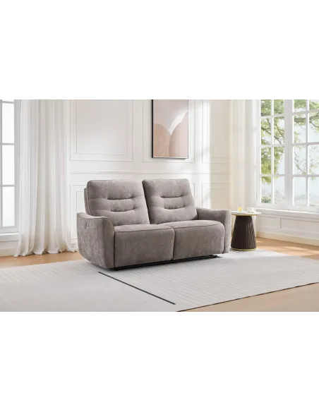 Cupar 3 Seater Electric Sofa - Liberty Stone