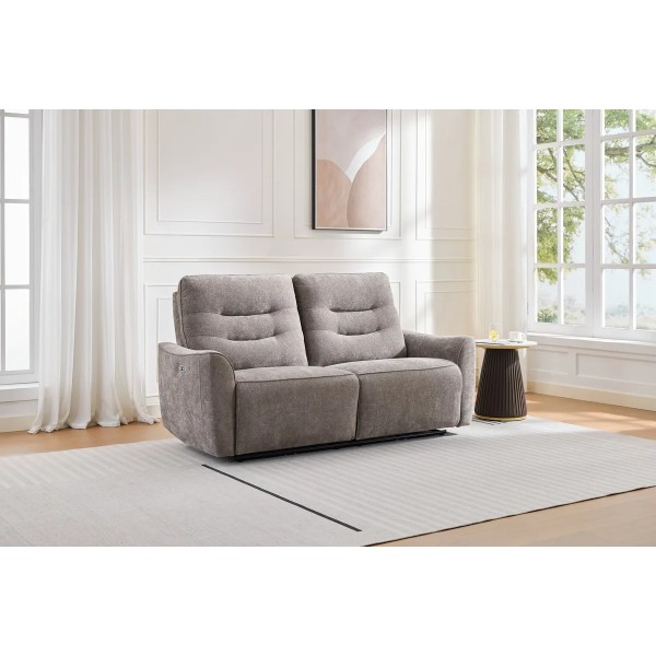 Reina 3 Seater Electric Sofa - Liberty Stone